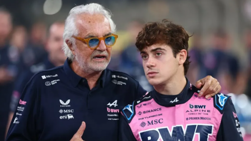 La llamativa comparación de Briatore entre Colapinto y Fernando Alonso