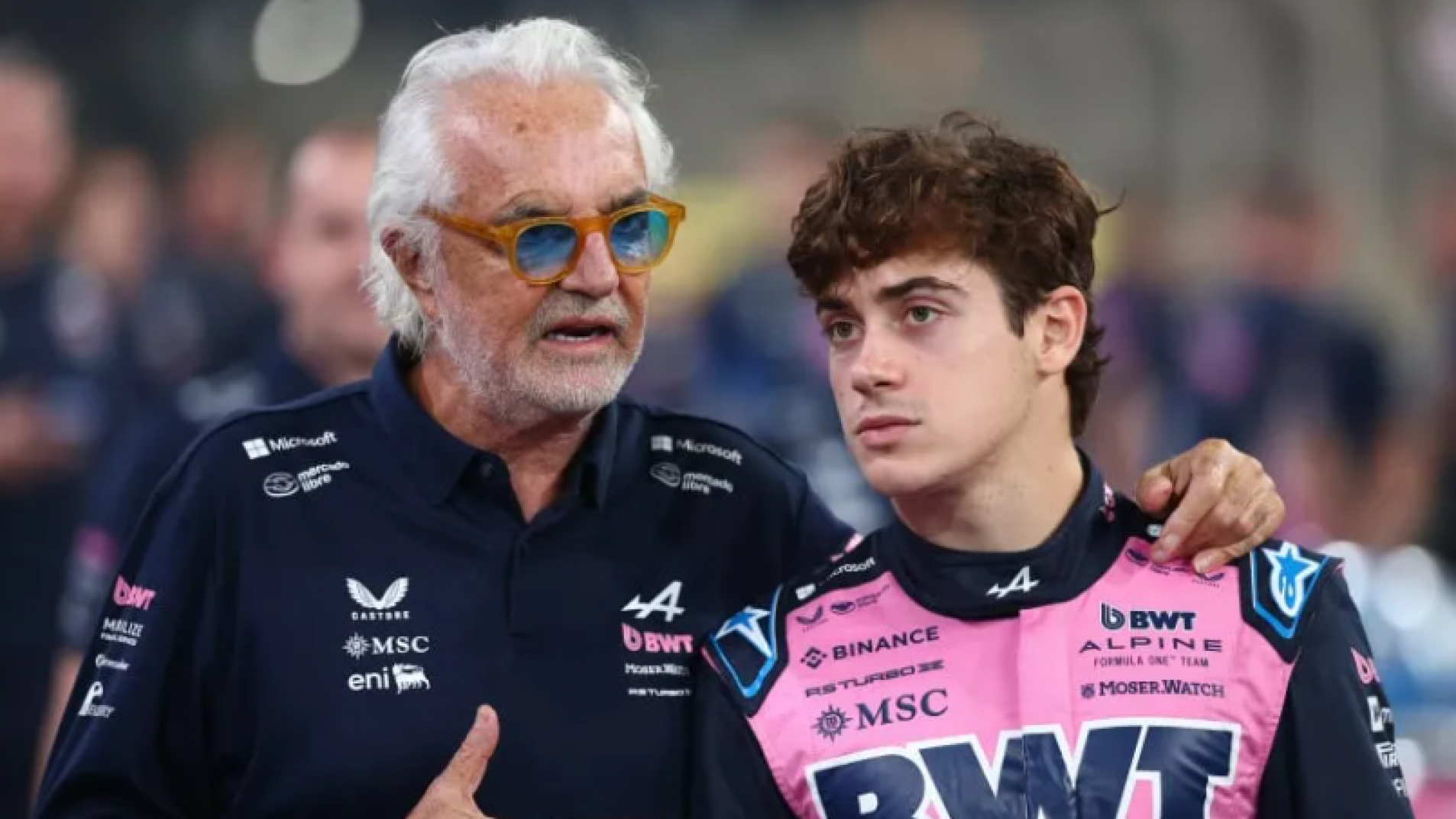 La llamativa comparación de Briatore entre Colapinto y Fernando Alonso