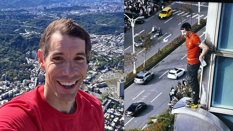 Alex Honnold escaló el Taipei 101 sin cuerdas y se sacó una selfie a 508 metros