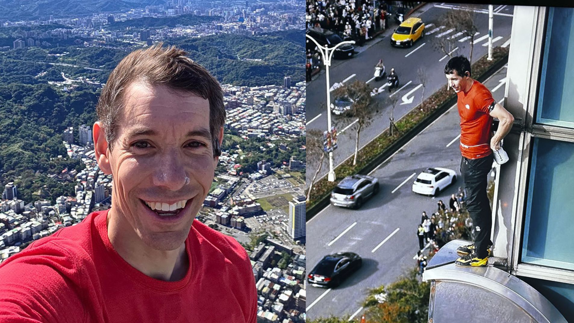 Alex Honnold escaló el Taipei 101 sin cuerdas y se sacó una selfie a 508 metros