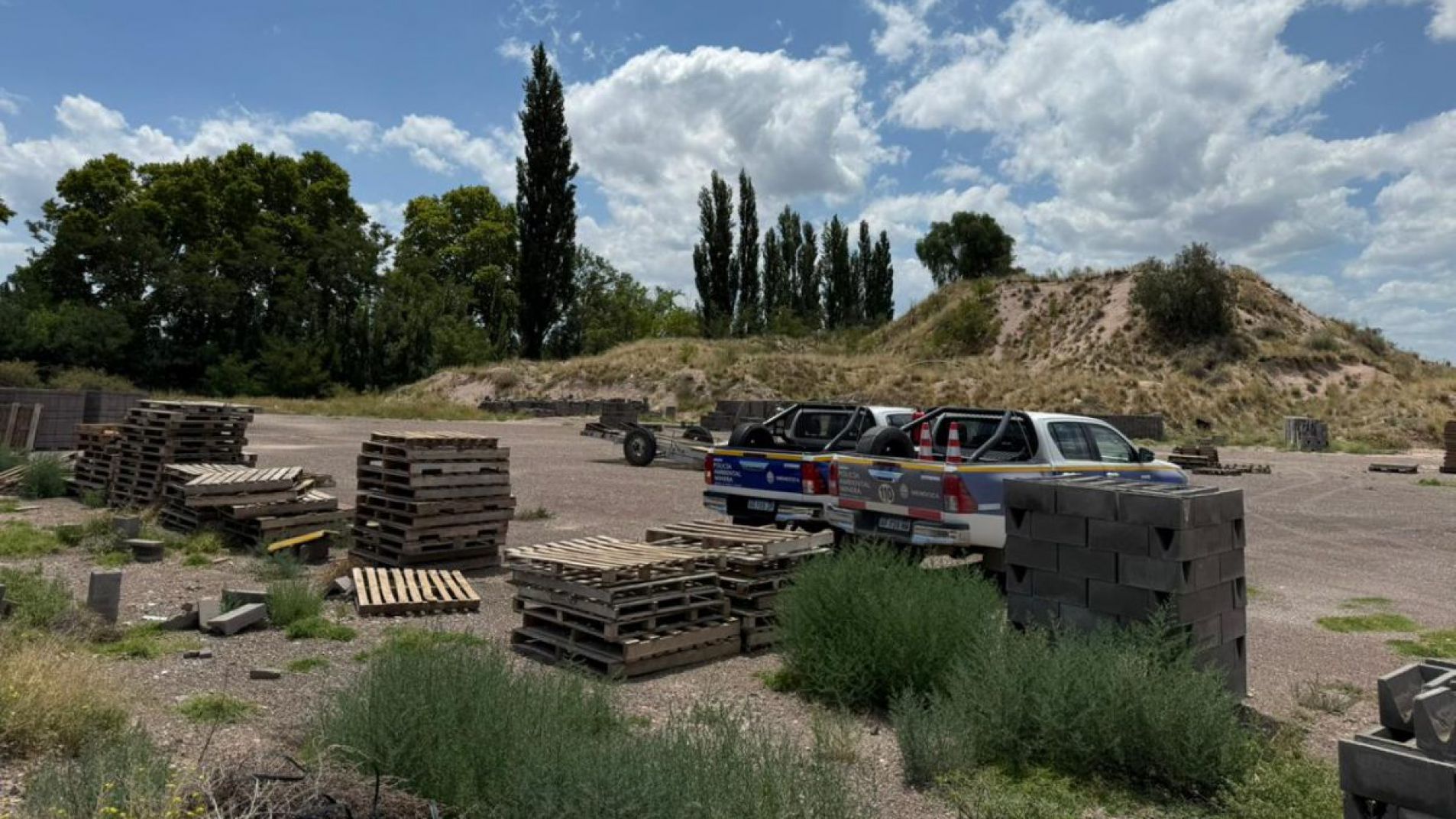 Clausuraron una planta de fabricación de ladrillos y bloques en El Cerrito