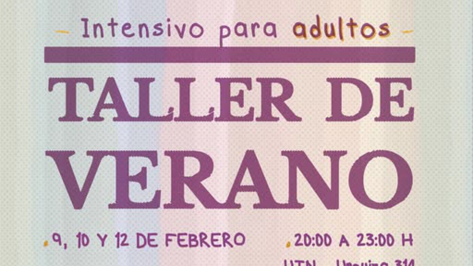 Invita a talleres de teatro para niños y adultos