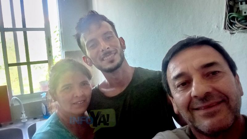 Bailarín sanrafaelino Leo Sáez fue dado de alta: el abrazo con sus padres