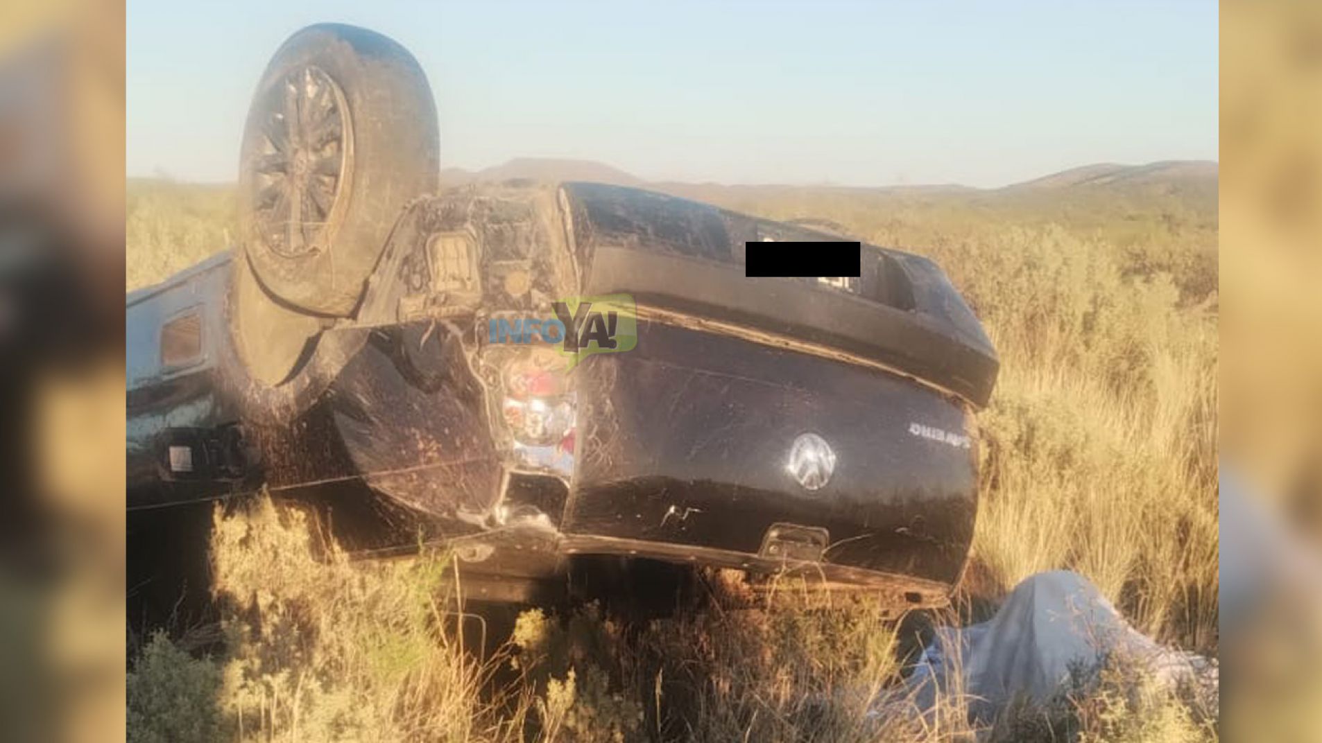 Dijo que se quedó dormido y volcó sobre la ruta 144