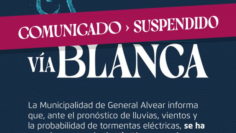 Por pronóstico de tromentas suspendieron la Vía Blanca