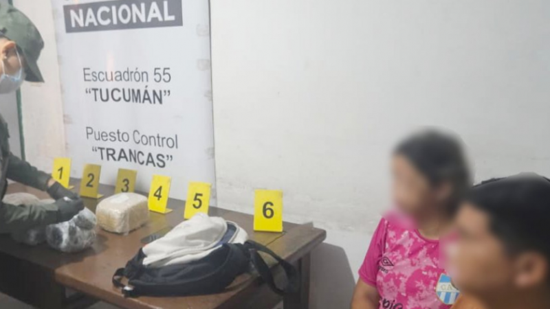 Detuvieron a una "mulita" con tres kilos de droga que viajaba a Mendoza