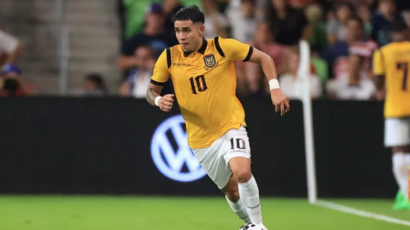 Kendry Páez, el cuarto ecuatoriano en jugar en River