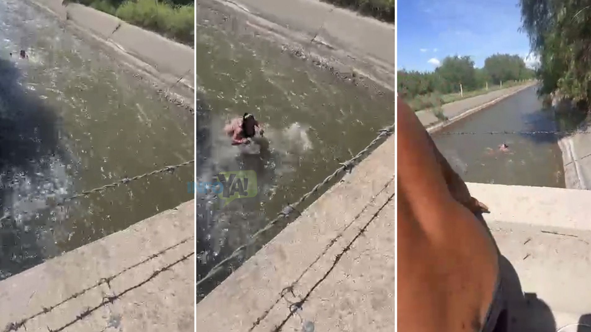 Una mujer fue rescatada del interior del canal Marginal