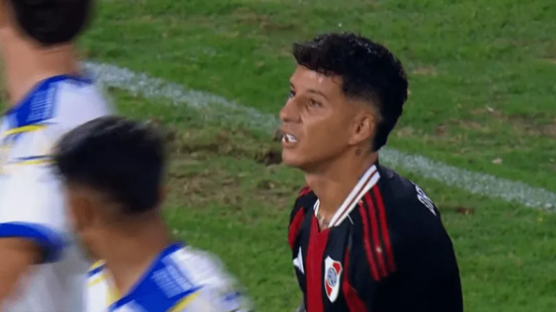 Driussi salió en el entretiempo y enciende todas las alarmas