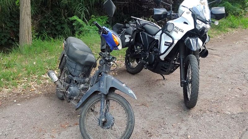 Detuvieron a un motociclista con casi 2 gramos de alcohol en sangre