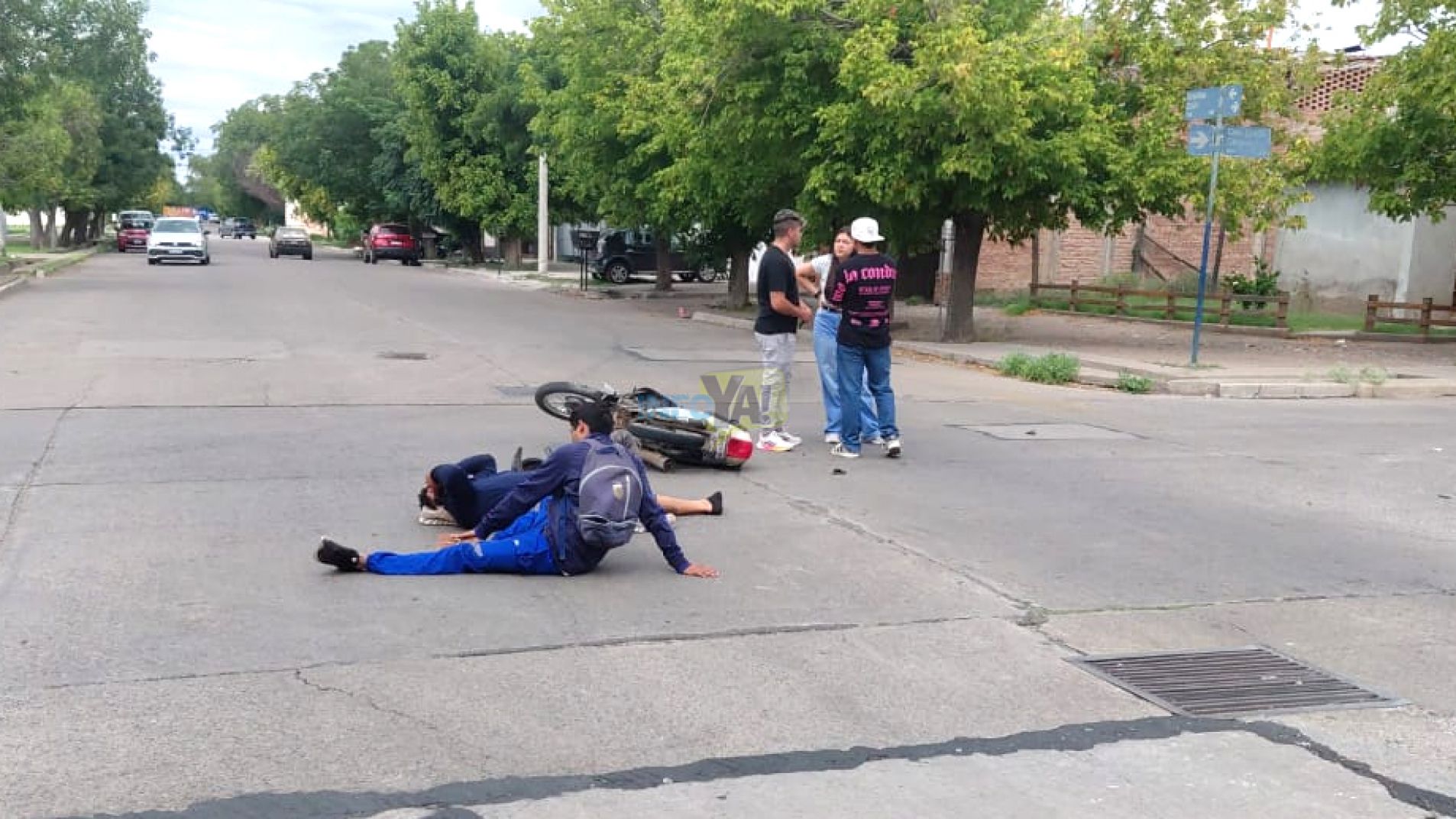 El accidente ocurrió en Colón y Coronel Campos.