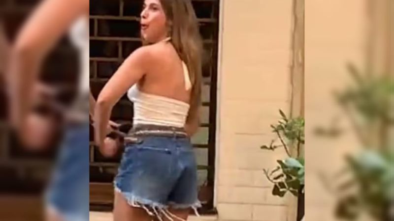 Quedó detenida la argentina acusada de hacer gestos racistas en Brasil