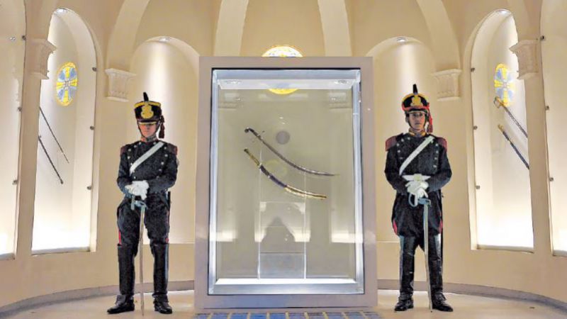 Trasladan el sable corvo de San Martín: Milei encabezará el acto en Santa Fe