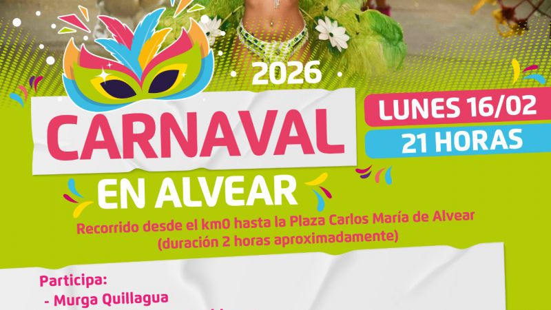 Alvear se prepara para una nueva edición del Carnaval