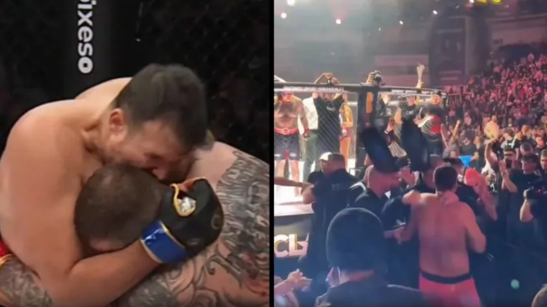 Escándalo en una pelea de MMA: le mordió la oreja a su rival