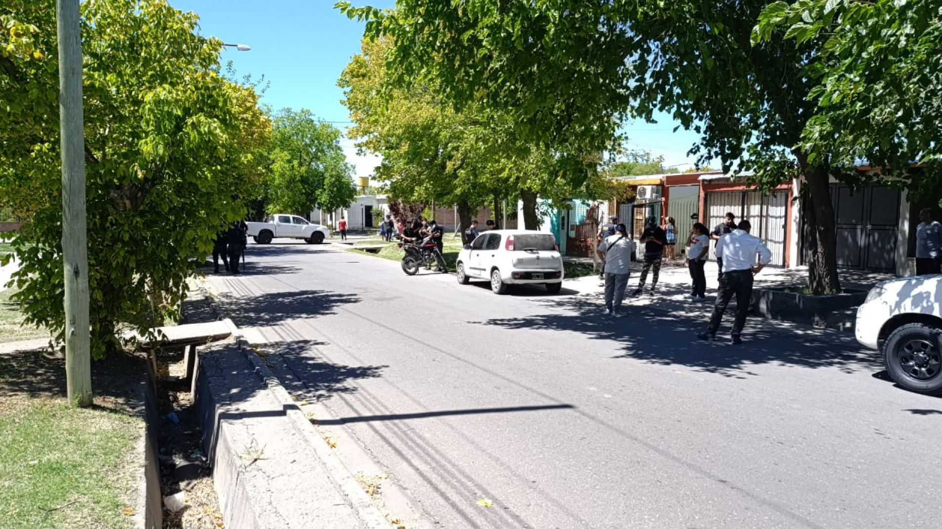 El auto perseguido por la Policía fue interceptado en calle Pasteur.