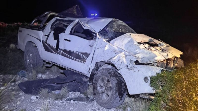 Una bebé y una mujer en estado grave tras un vuelco en la ruta 186