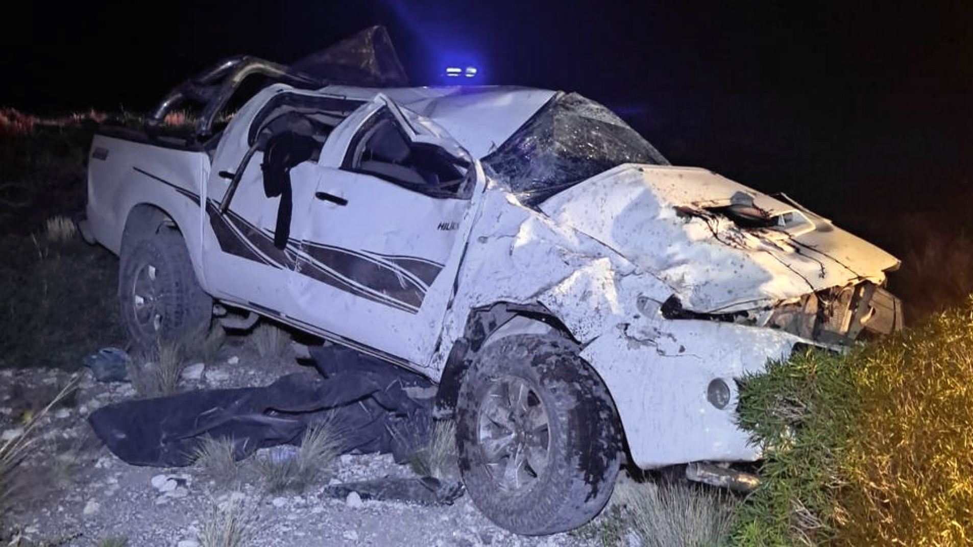 Una bebé y una mujer en estado grave tras un vuelco en la ruta 186