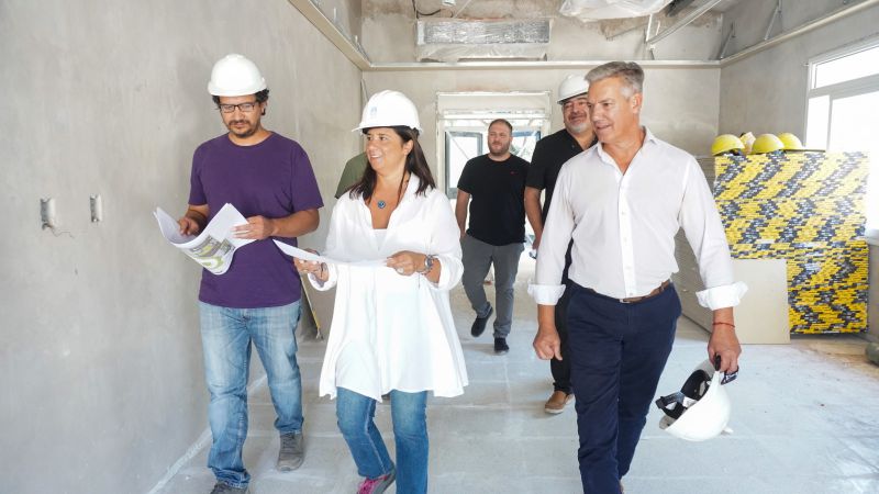 Avanza la construcción del pabellón de salud mental en el Hospital Enfermeros Argentinos