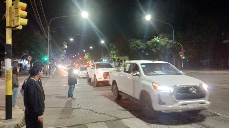 Realizaron caravanazo para protestar por la ampliación de la cárcel de El Cerrito