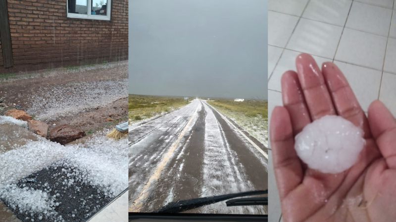 Cayó granizo en Ciudad y distritos: Rama Caída uno de los más afectados