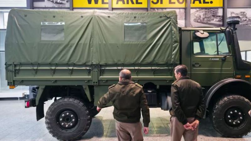 El Ejército recibió el primero de los nuevos 48 camiones 4×4 Unimog U4000