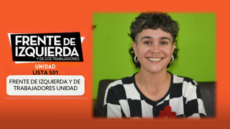 Cecilia Olivera representa al Frente de Izquierda y de los trabajadores unidos