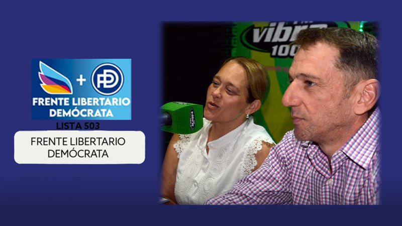 El Frente Libertario Demócrata presentó sus candidatos y propuestas