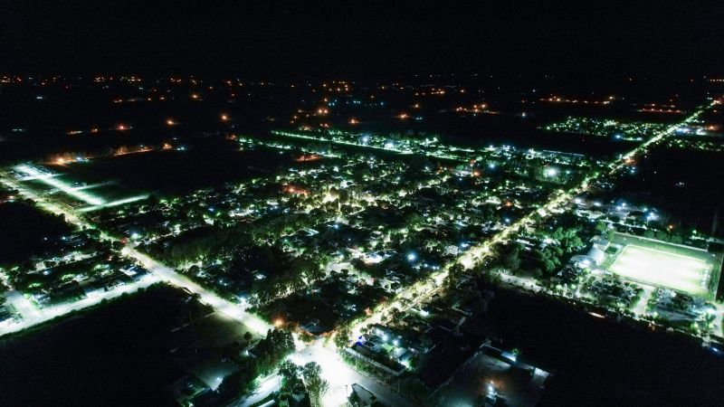 Alvear Oeste totalmente iluminado con tecnología LED