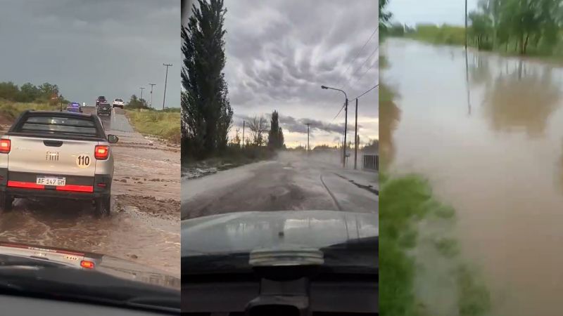 Lluvia y granizo: La tormenta de este sábado 21 de febrero en imágenes
