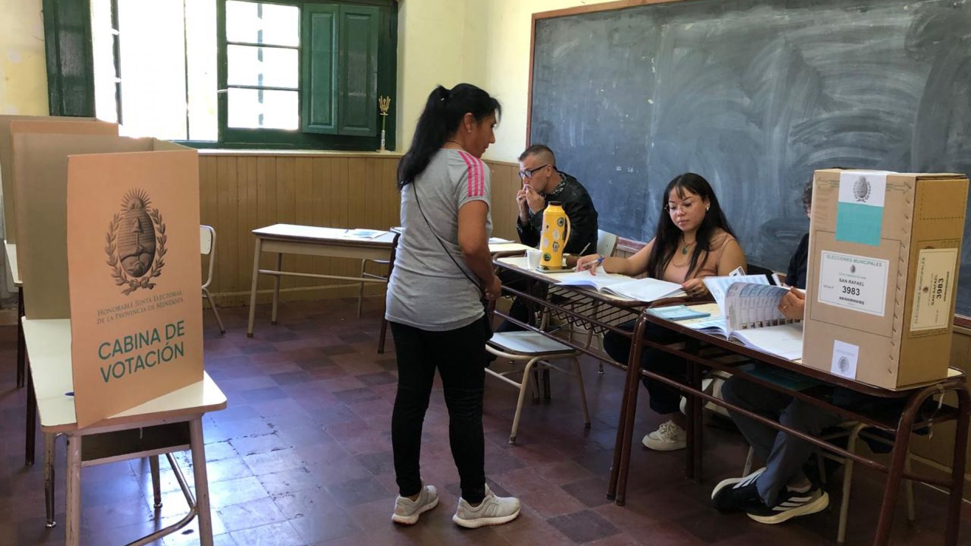 Por ahora en San Rafael votó el 21% del padrón electoral