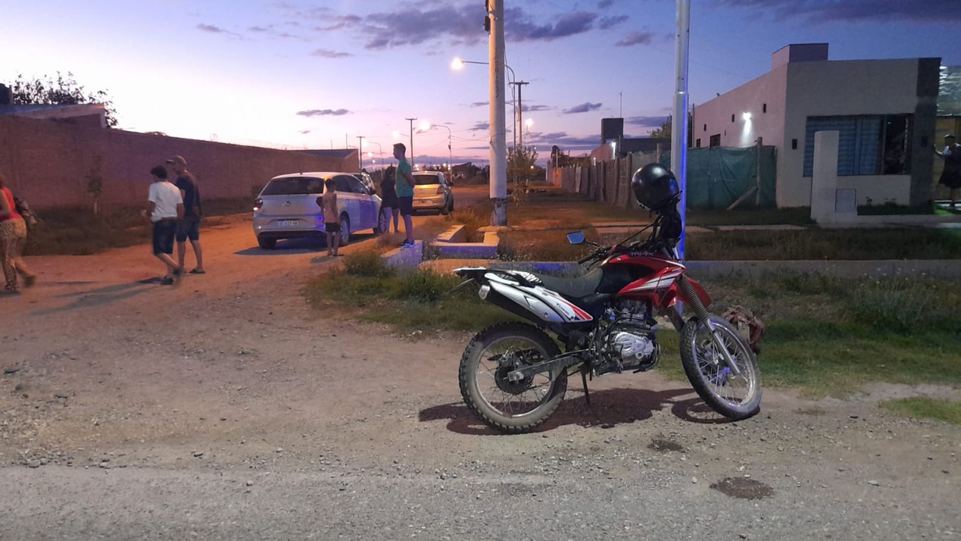 El accidente ocurrió en Rawson y Urquiza.