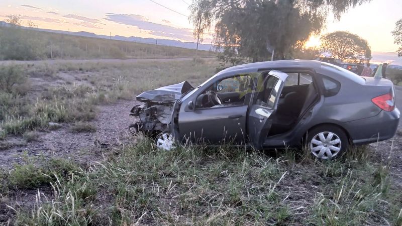 Volcó un auto en la ruta 150 y el conductor fue trasladado al Schestakow