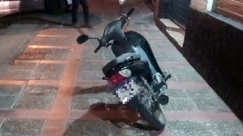 Recuperaron una moto que había sido robada a mediados de mes