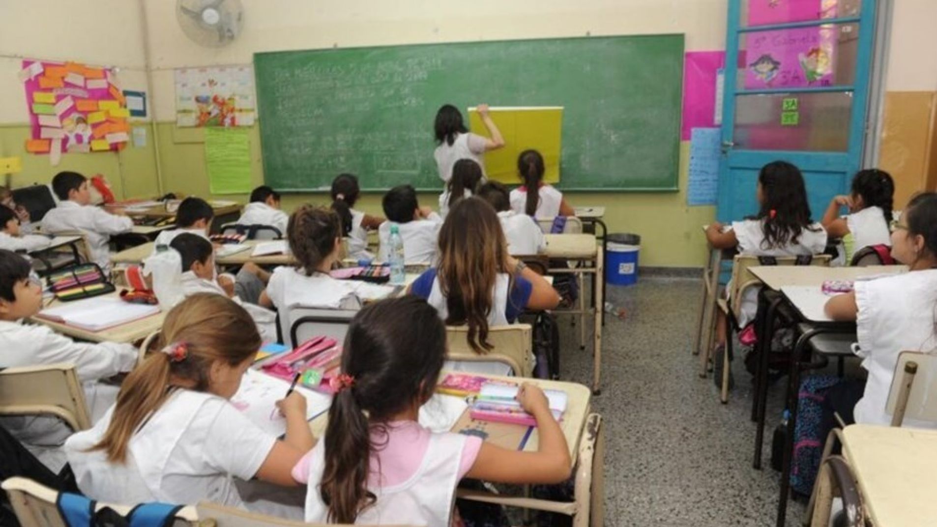 Las aulas comenzaron a tener actividades.