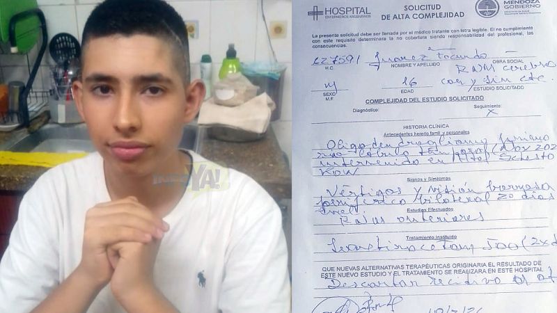 Adolescente con tumor cerebral necesita ayuda para un estudio y otros gastos