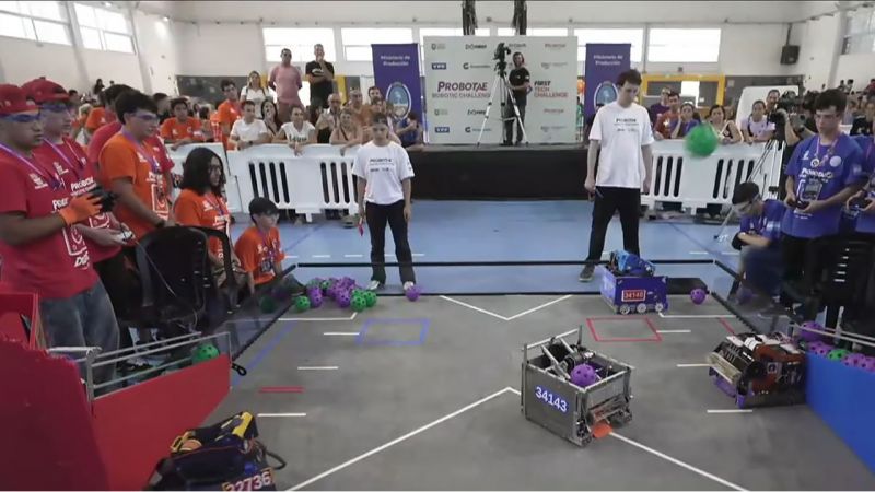Destacada participación de alumnos sanrafaelinos en competencia de robot