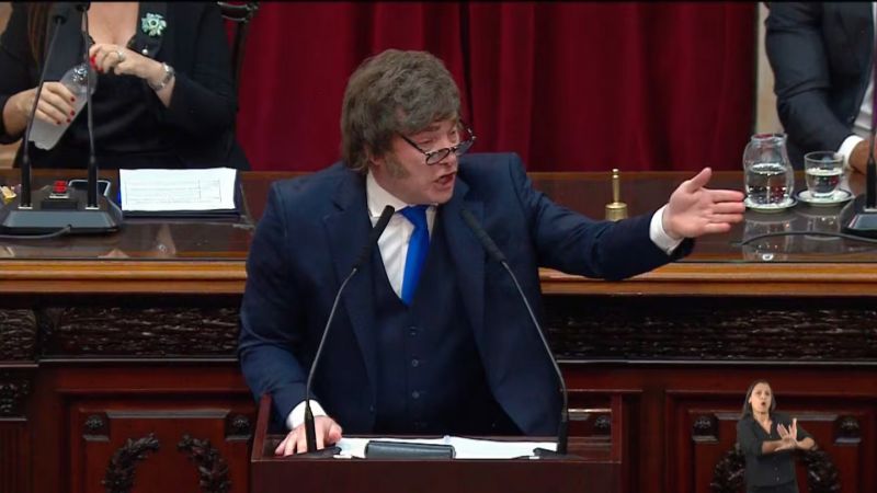 Cruce de Milei con los legisladores K: "Manga de ladrones, delincuentes"