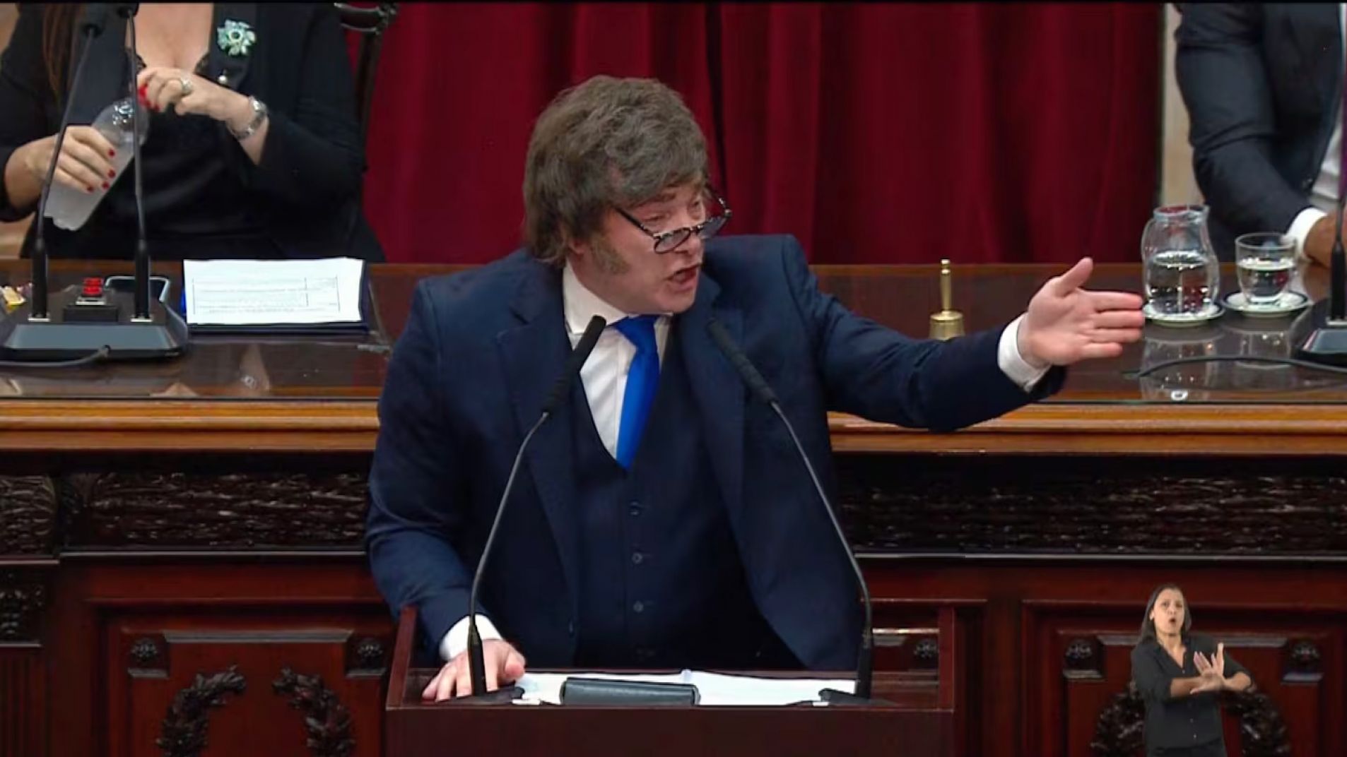 Cruce de Milei con los legisladores K: "Manga de ladrones, delincuentes"