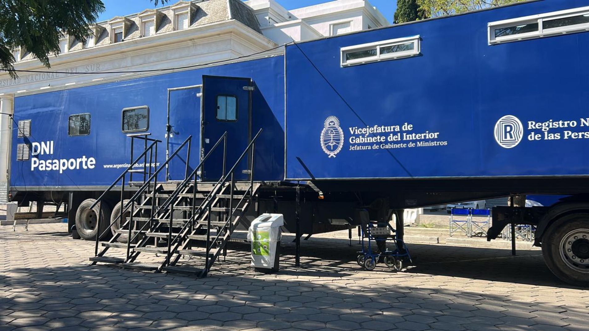 Llega a San Rafael el camión del Renaper para renovar el DNI en 24 horas