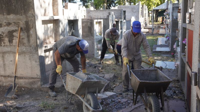 Mejoras en el cementerio municipal