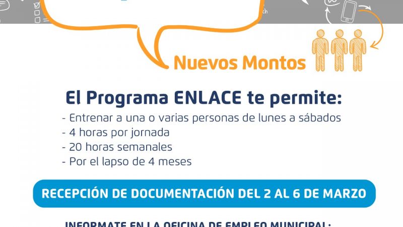 Convocatoria al programa Enlace