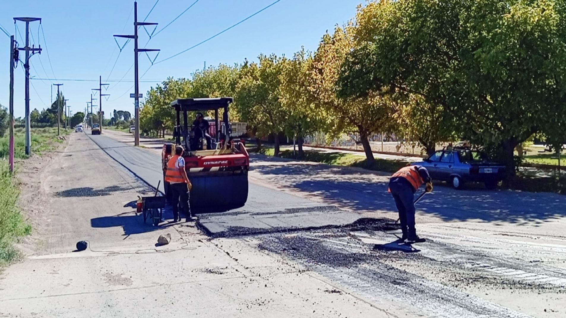 Asfalto: el Municipio coloca la carpeta definitiva en avenida El Libertador