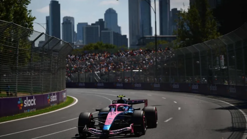 Colapinto terminó 18° en la segunda práctica del GP de Australia