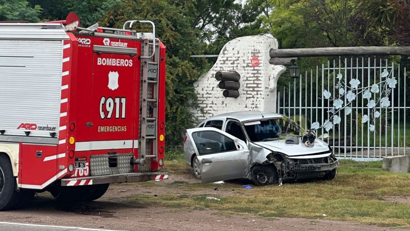 Grave accidente en Las Paredes: una mujer fue trasladada al Schestakow