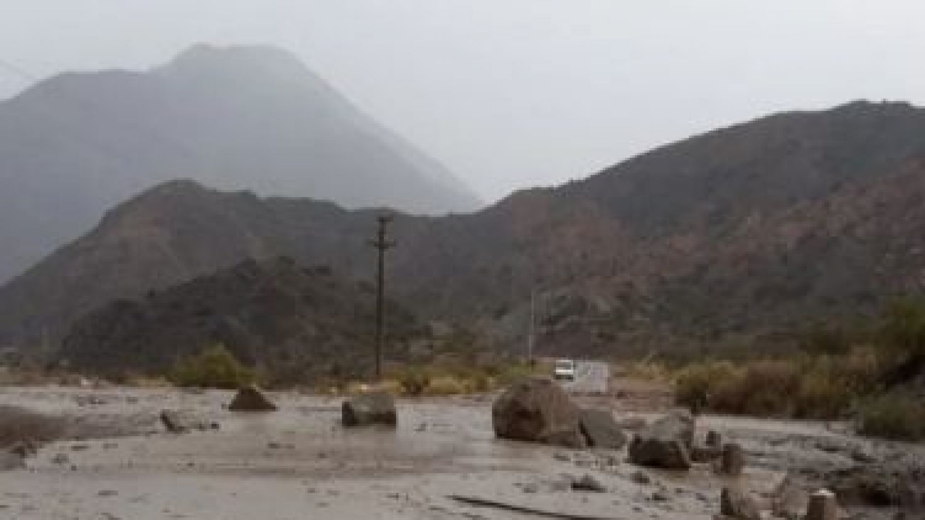 El Paso a Chile cortado por un alud sobre la ruta 7