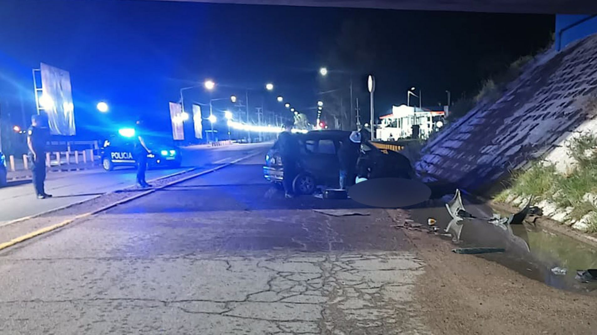 Accidente fatal esta madrugada sobre ruta 7 en el acceso Este de Mendoza