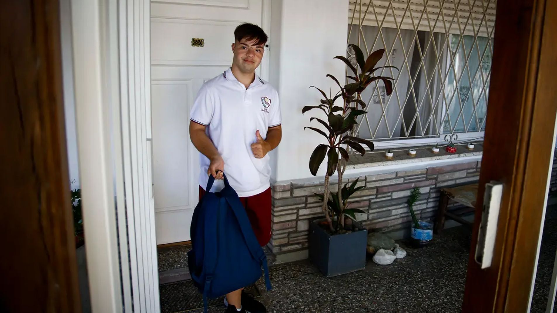 Mateo tiene síndrome de Down: "Gracias señor juez, voy por mi título"