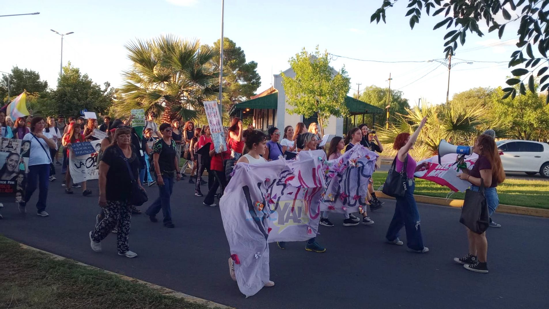 8M: San Rafael marchó con reclamos a la Justicia y consignas contra el gobierno