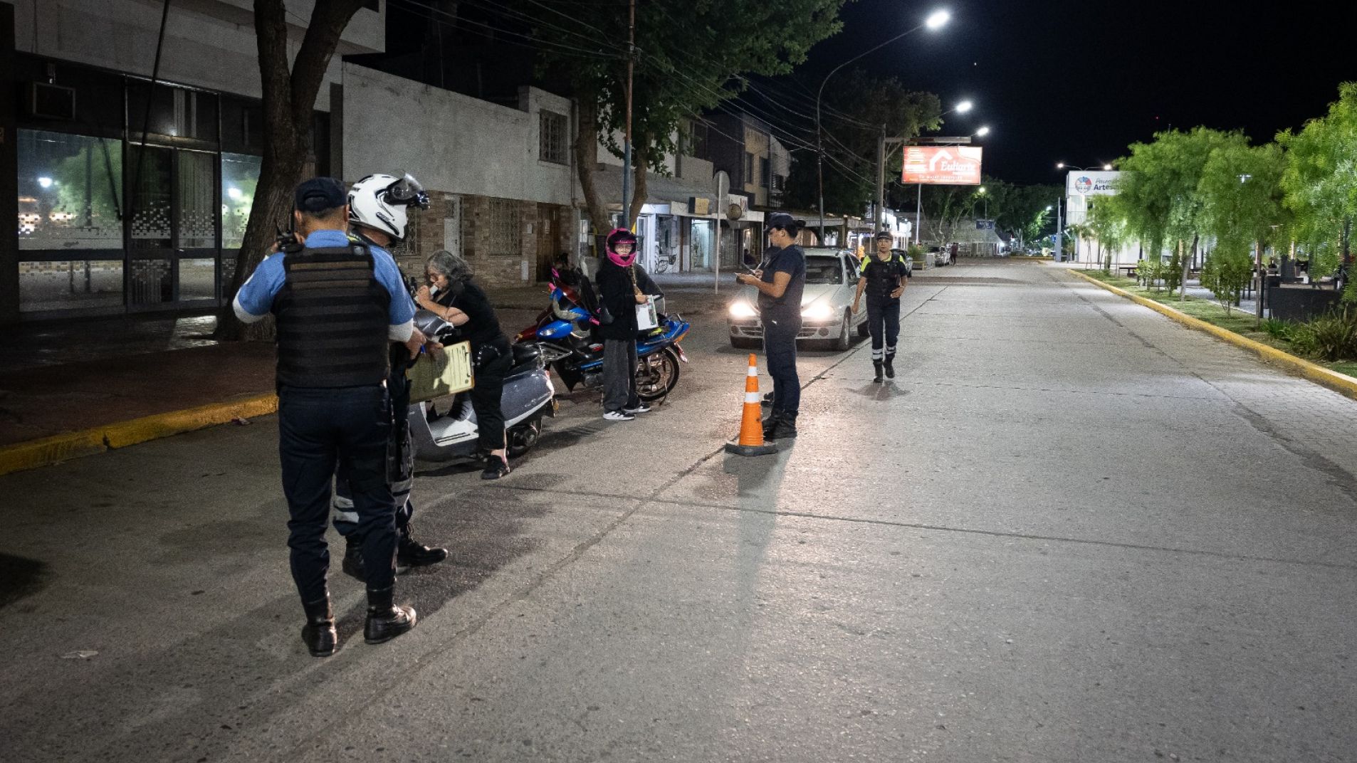 Operativos de tránsito en distintos sectores del departamento